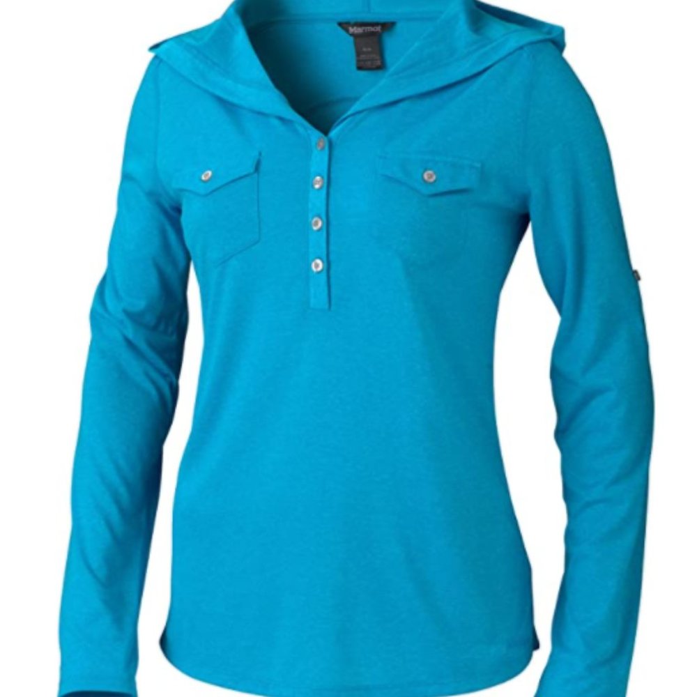 Marmot Laura long-sleeve button-up pullover hoodie